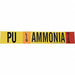 Pipe Marker Ammonia 4 in H 24 in W