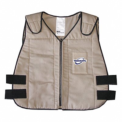 E7357 Cooling Vest Khaki 5 to 10 hr M/L