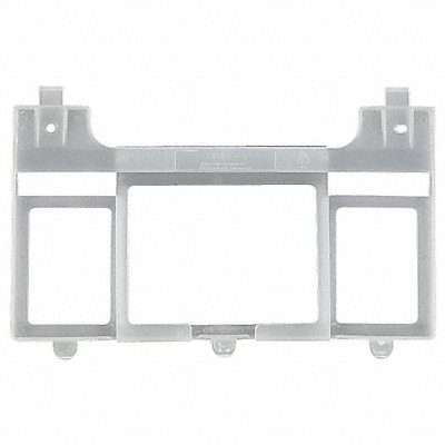 Label Holder Gray Plastic Slide-In