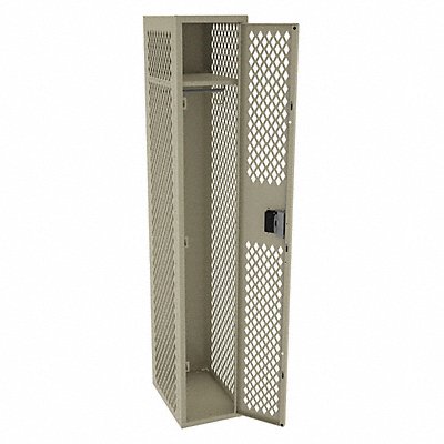 Wrdrb Lockr Vent 1 Wide 1 Tier Sand