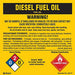 Label 5 in x 5 in Polyester PK25
