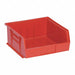 F0603 Hang and Stack Bin Red PP 5 in