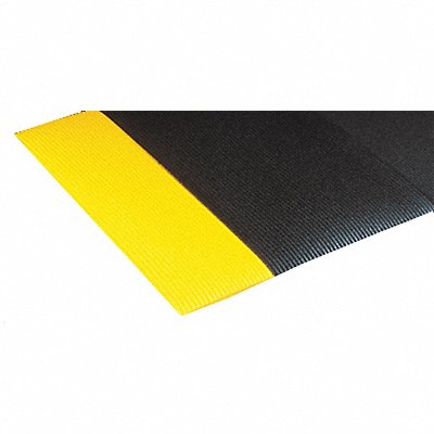 Antifatigue Mat Black YllwBrdr 3ft.x5ft.