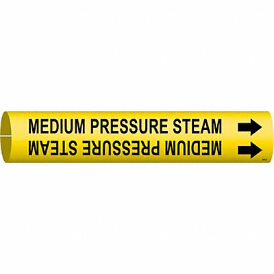 Pipe Markr Medium Pressure Steam 7/8in H