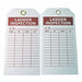 Lad Inspection Tag 5-3/4 x 3 In PK100
