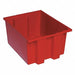 E1880 Stk and Nest Ctr Red Solid Polypropylene