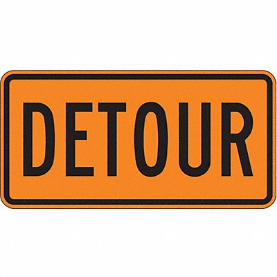 Detour Traffic Sign 15 x 30 