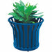 Planter Blue 25-1/2 In H