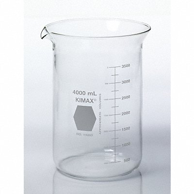 Beaker 4 L 250 mm H 161 mm Dia PK6