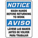 Spanish-Bilingual Notice Sign 14 X10 