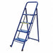 Folding Rolling Ladder Steel 40 In.H