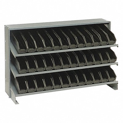 E1539 Bench Pick Rack 12x21x36in Black