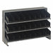 E1540 Bench Pick Rack 12x21x36in Black