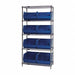 E3964 Bin Shlvng 18inx74inx36in Blue