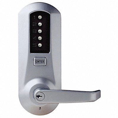 Push Button Lock Entry Key Override