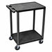 Utility Cart 300 lb Cap. PE 2 Shelves