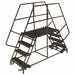 Rolling Work Platform Steel Dual 60 In.H