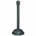 E1219 Heavy Duty Stanchion 41 in H Black PK4