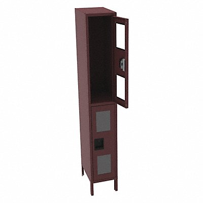 Wrdrb Lockr Clearview 1 Wide 2 Tier Wine