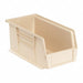 F0600 Hang and Stack Bin Ivory PP 5 in