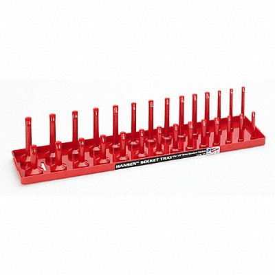 Socket Tray Red Plastic