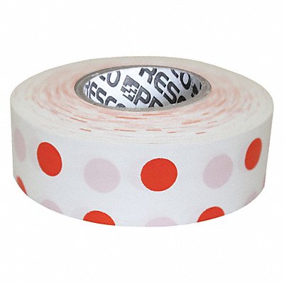 Flagging Tape Wh/Orng 300ft x 1-3/16 In