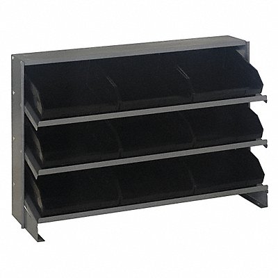 E1543 Bench Pick Rack 12x21x36in Black