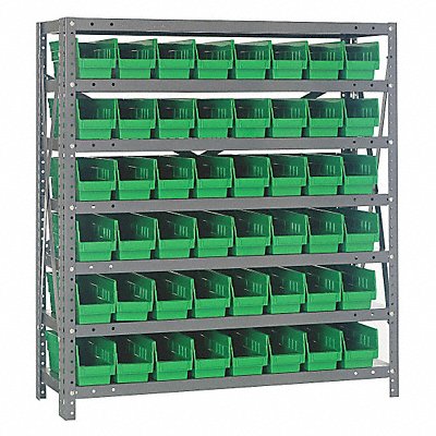 E1511 Bin Shlvng 12inx39inx36in Green