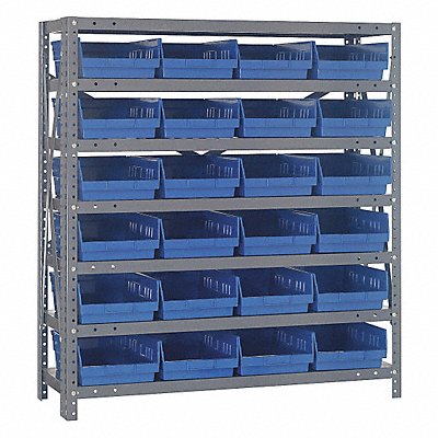 E1513 Bin Shlvng 12inx39inx36in Blue