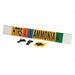 Pipe Marker Ammonia 4 in H 24 in W