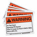 Permanent Adhesive Lbl 5inx7in Vinyl PK5