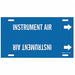 Pipe Marker Instrument Air 8in H 16in W