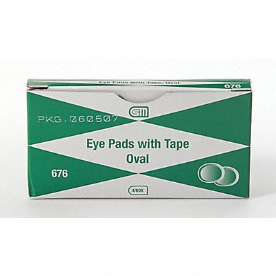 Eye Pad Cotton/Gauze Unitized PK4