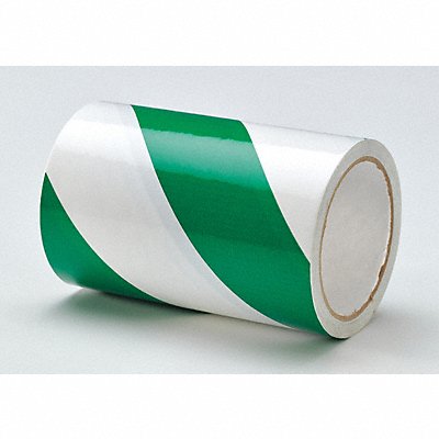 E7743 Floor Tape Green/White 6 inx54 ft Roll