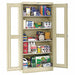 Storage Cabinet 72 x36 x24 Sand 4Shlv