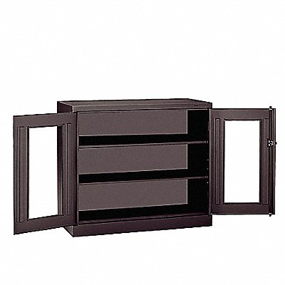 Storage Cabinet 42 x36 x24 Black 2Shlv