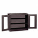 Storage Cabinet 42 x36 x24 Black 2Shlv