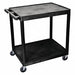 Utility Cart 300 lb Cap. PE 2 Shelves