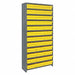 E6883 Enclosed Bin Shlvng 12x75x36in Yellow