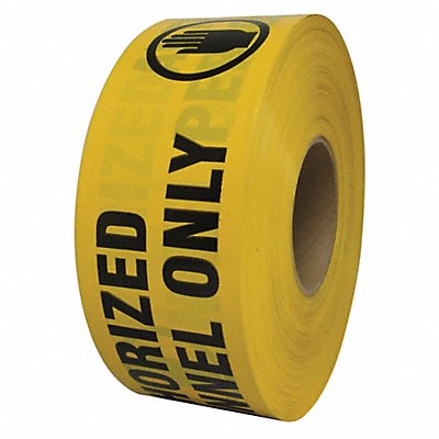 Barricade Tape Yellow/Black 1000ft x 3In