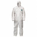 Hooded Coverall Elastic White 2XL PK50