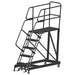 Roll Work Platform Steel Single 50 In.H