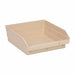 F0616 Shelf Bin Ivory Polypropylene 4 in