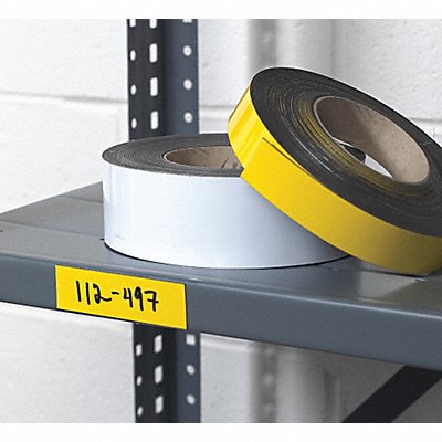 Shelf Label Yellow 50 ft 2 in