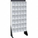 Bin Storage Rack Powder Coated 52 in