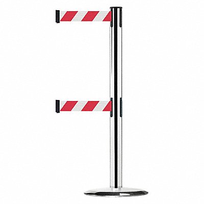 Barrier Post with Belt 7-1/2 ft L