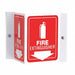 Fire Extinguisher Sign 6X8-1/2 WHT/R