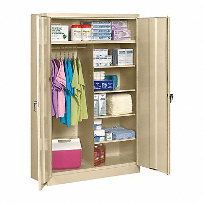 Storage Cabinet 78 x48 x18 Sand 5Shlv