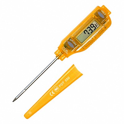 Digital Pocket Thermometer LCD 3-1/4 L