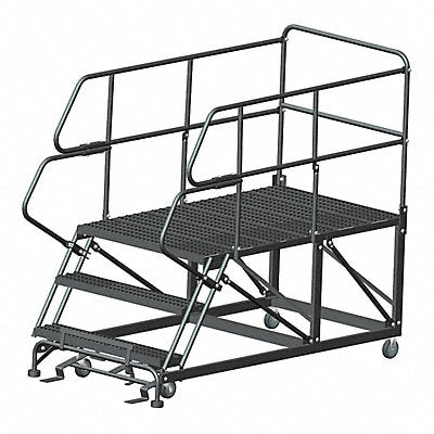 Roll Work Platform Steel Single 30 In.H